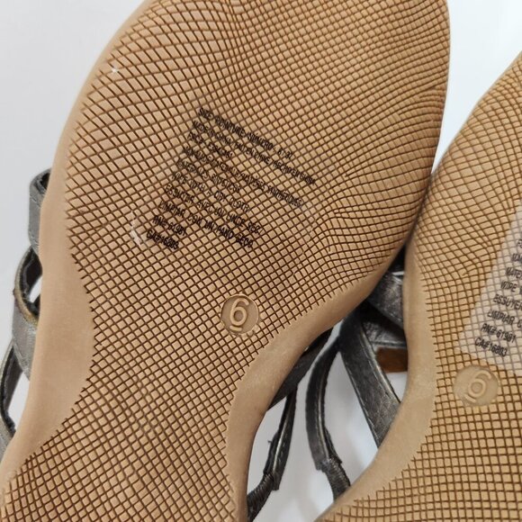 Avon Feeling Floral Comfort Slide Sandal Thong Flip Flops Size 6/37 - Picture 6 of 7